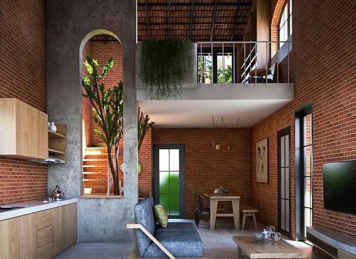 5 Inspirasi Hunian Bata Model Klasik yang Timeless Gampang Ditiru