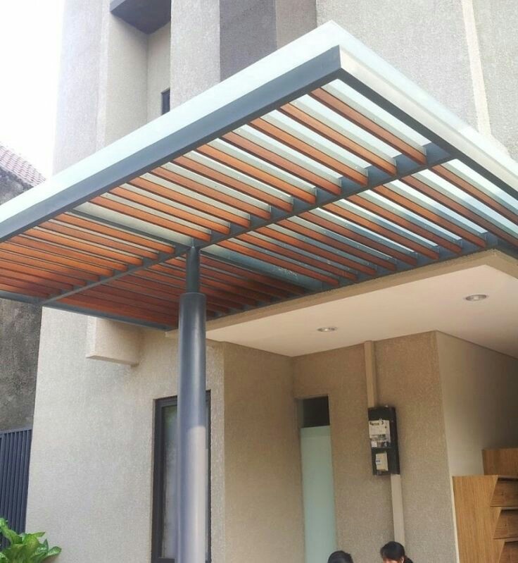 5 Ide Kanopi Stylish Dengan Material Kuat dan Awet Tahan Lama