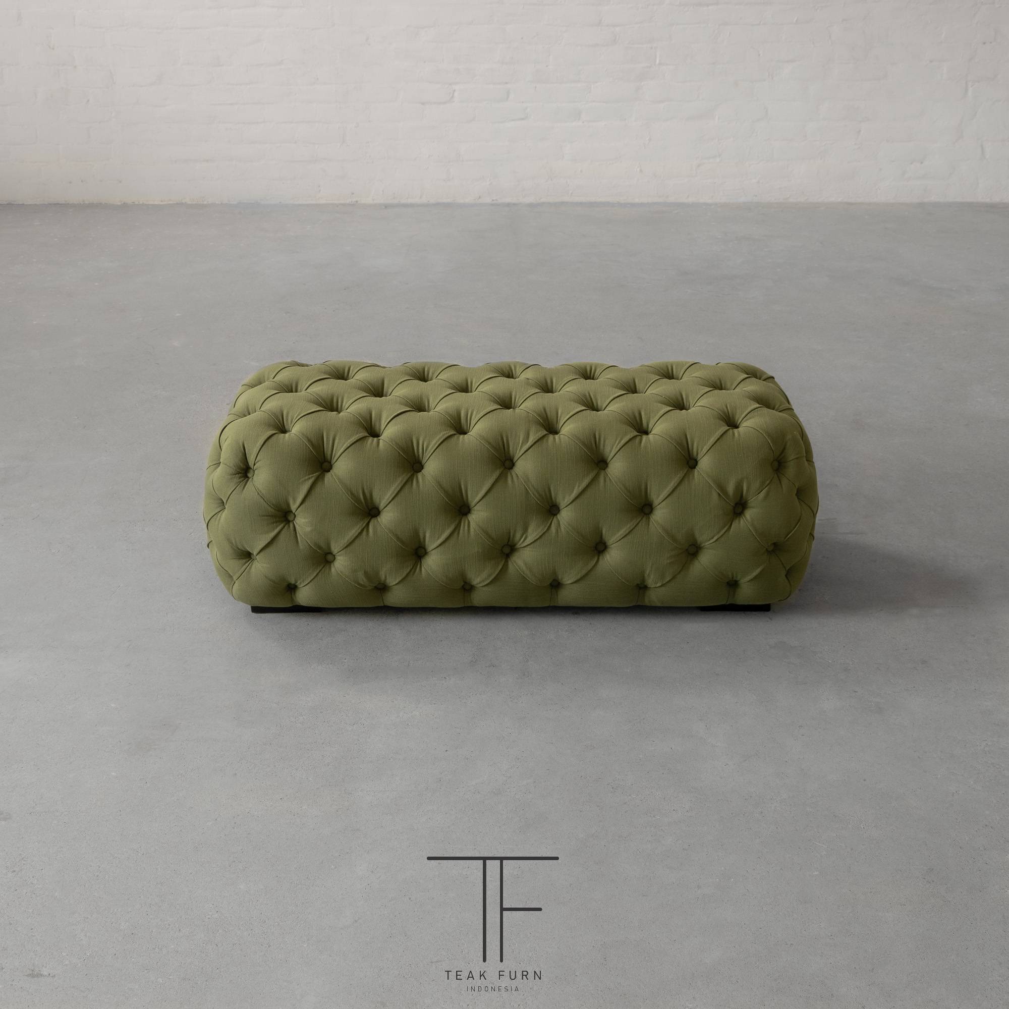 Brighton Fabric Ottoman - Image 2
