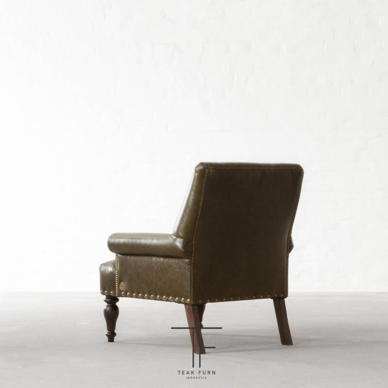 Kursi Bradford Leather Armchair - Image 2