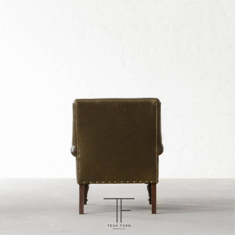 Kursi Bradford Leather Armchair - Image 3