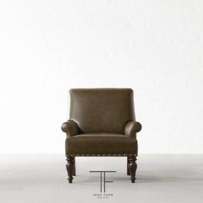 Kursi Bradford Leather Armchair