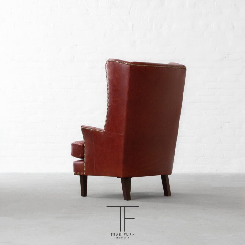 Kursi Cheshire Leather Armchair - Image 2