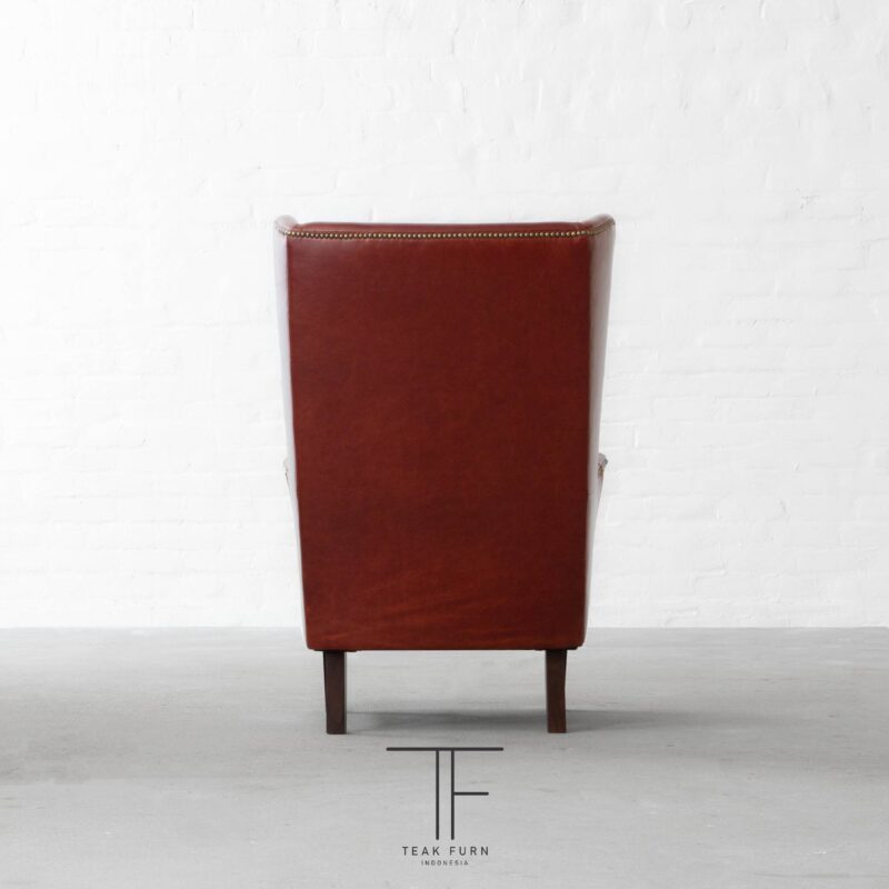 Kursi Cheshire Leather Armchair - Image 3
