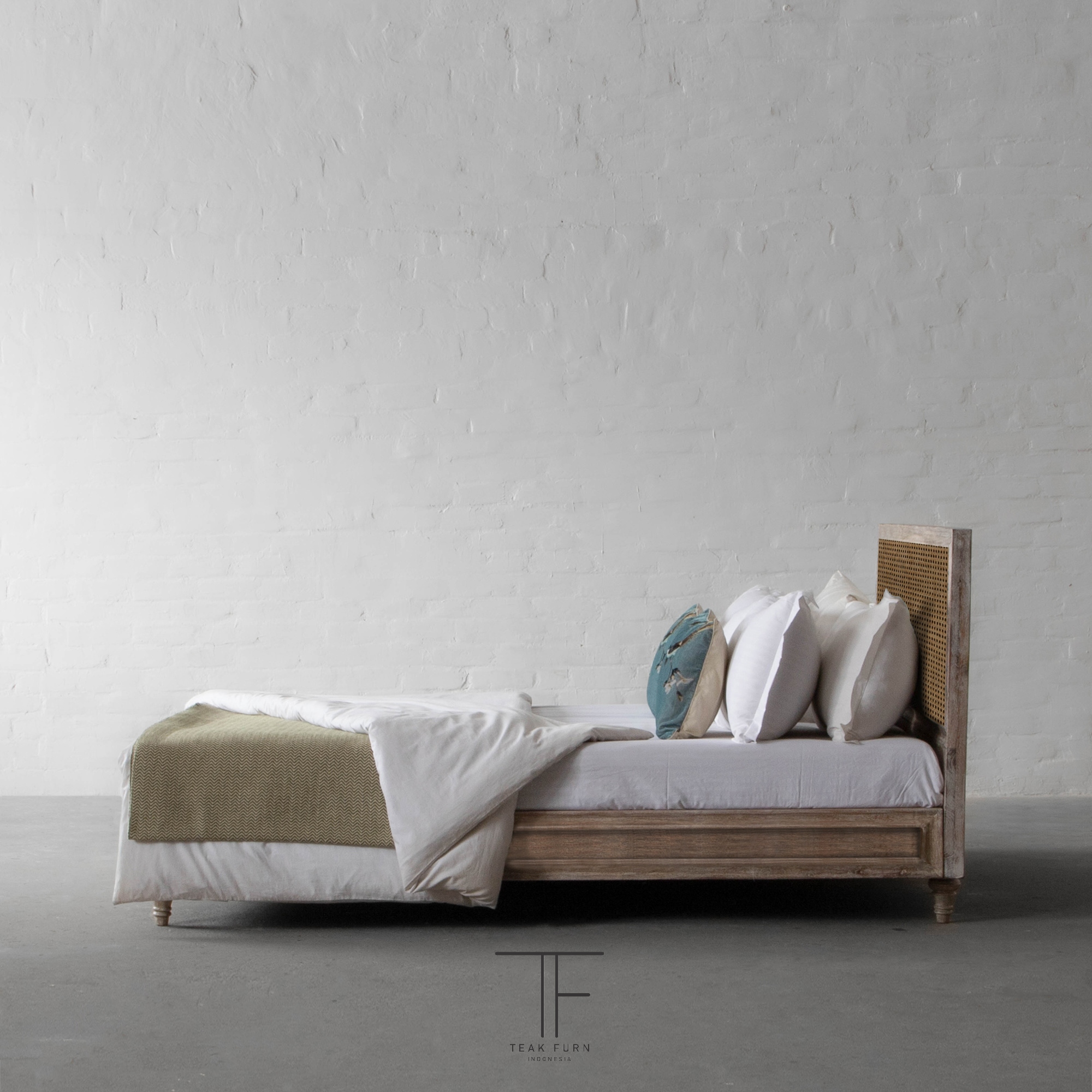 Tempat Tidur Rattan No Drawer - Image 7