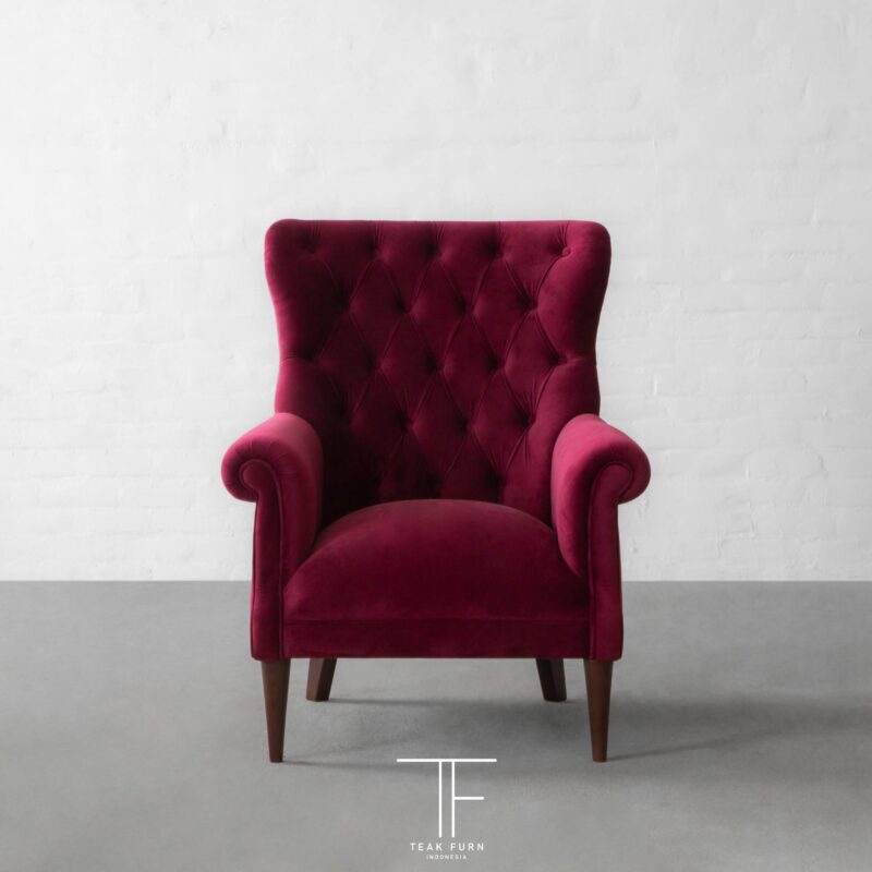 Kursi Luton Armchair Tufted