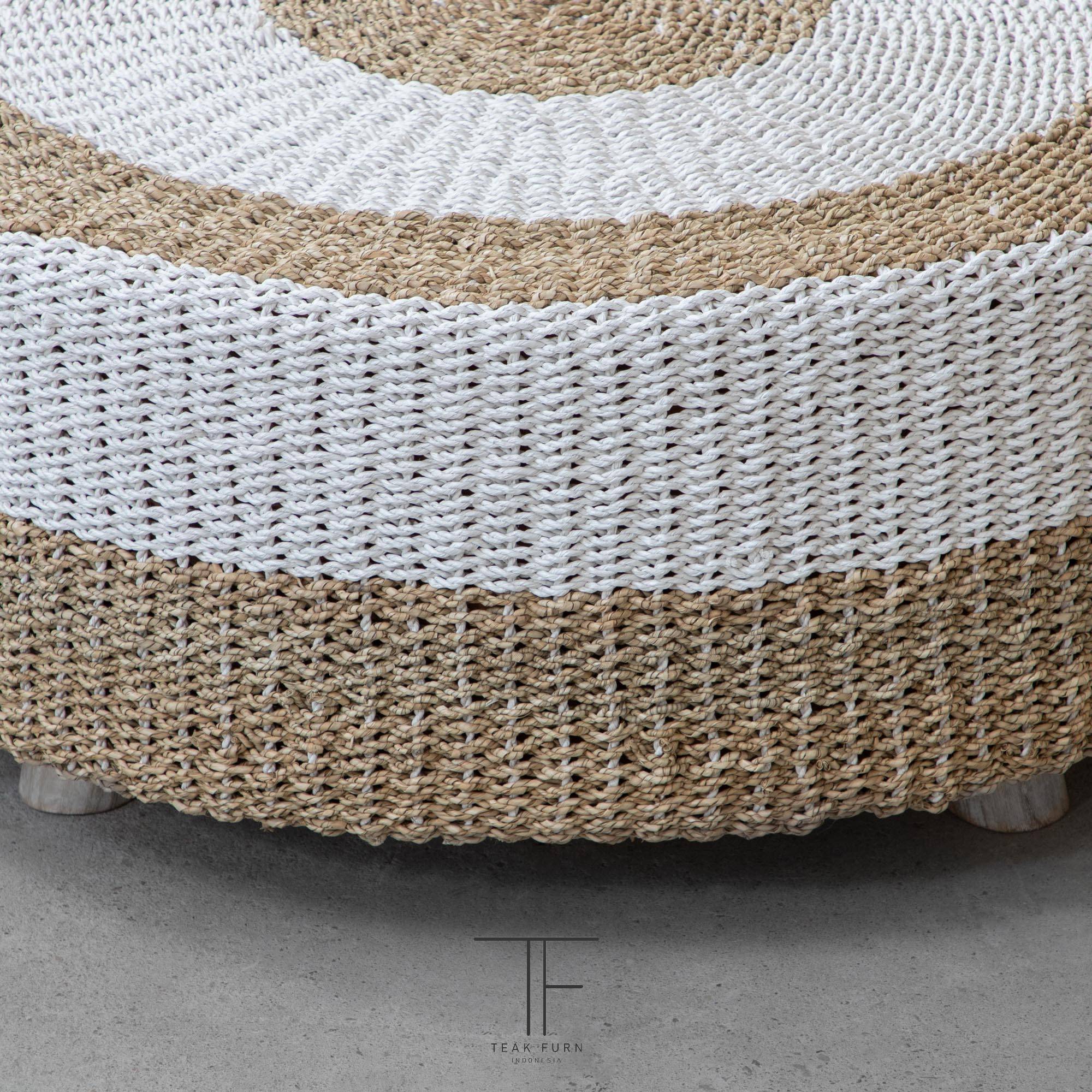 Meja Kopi Rattan Knit - Image 2