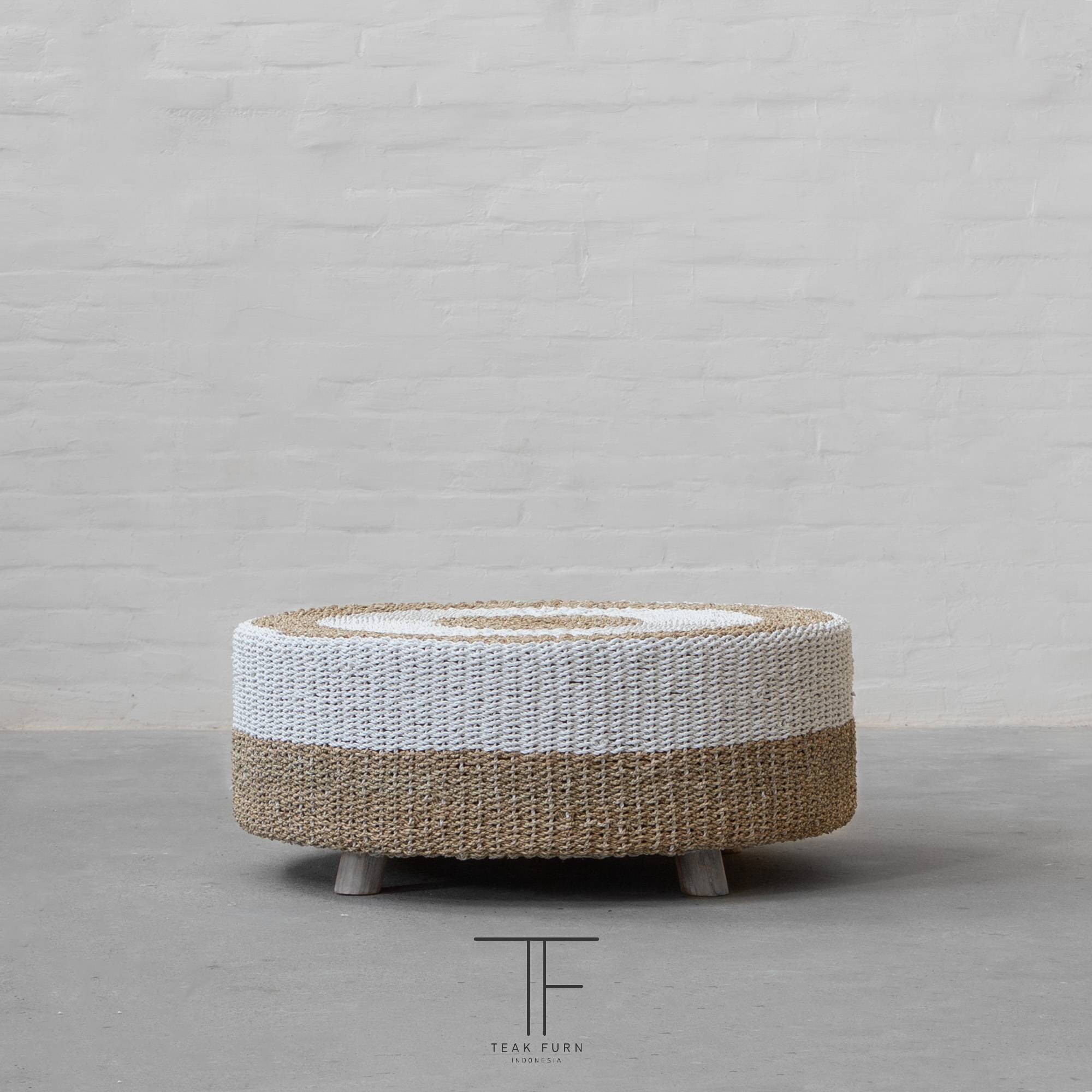 Meja Kopi Rattan Knit