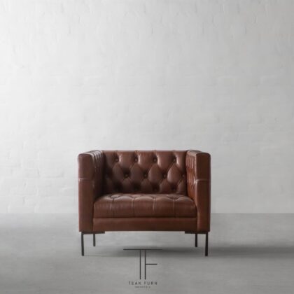 Kursi Alafin Leather Armchair