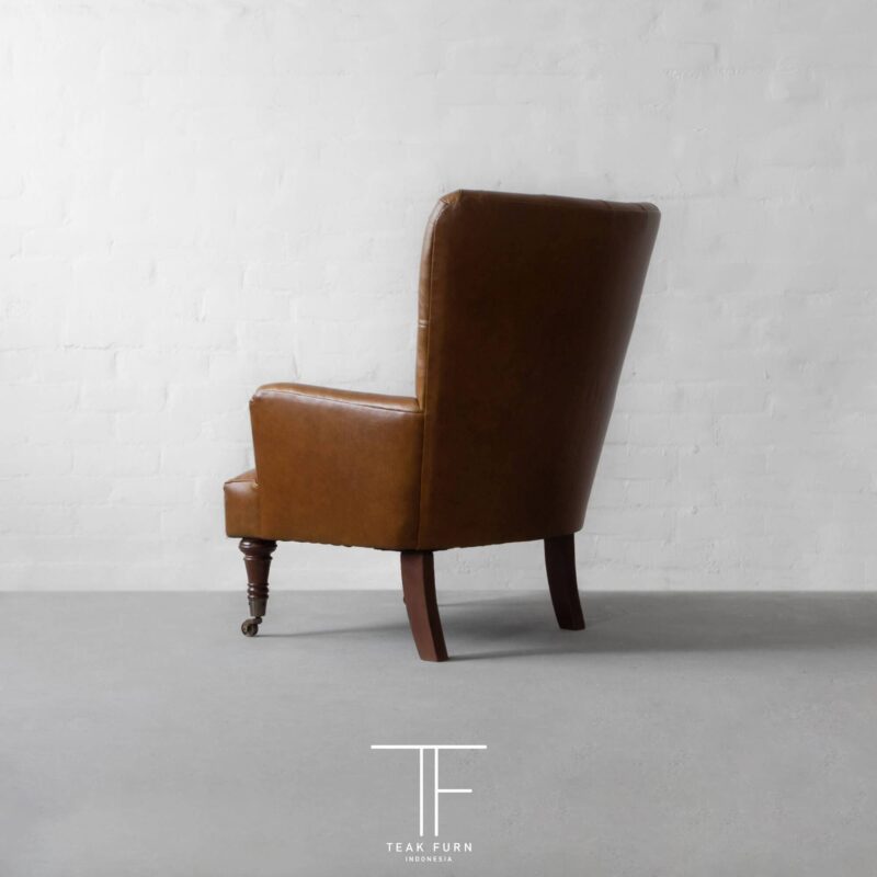 Kursi Vern Leather Armchair - Image 2