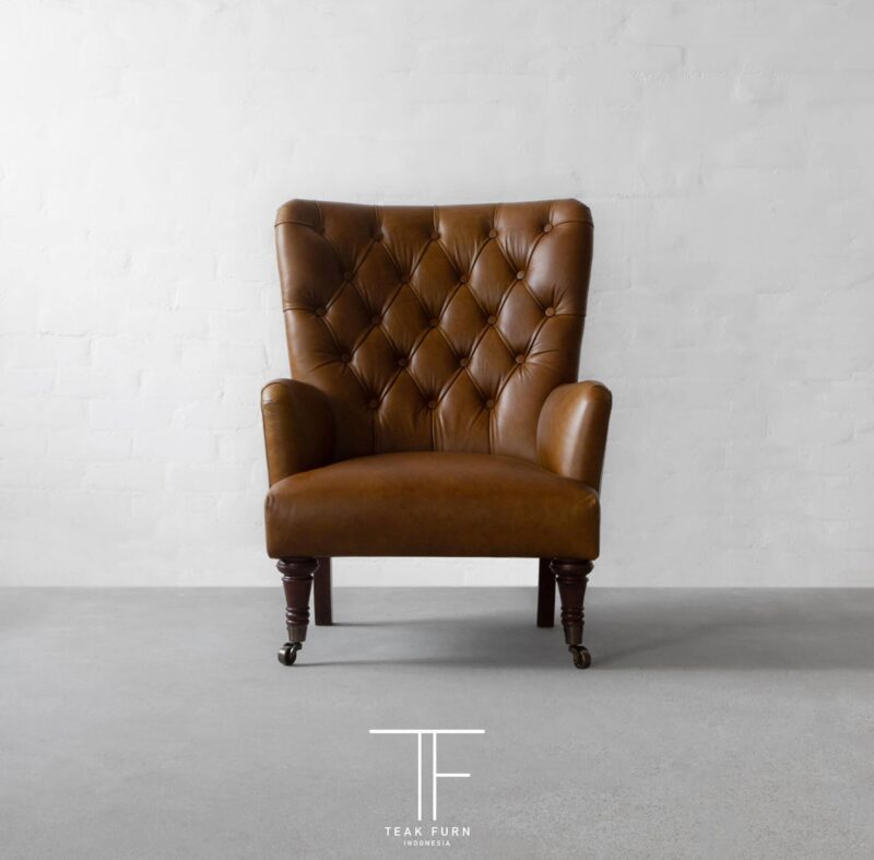 Kursi Vern Leather Armchair