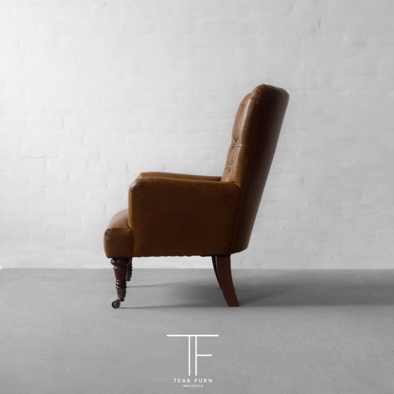 Kursi Vern Leather Armchair - Image 7