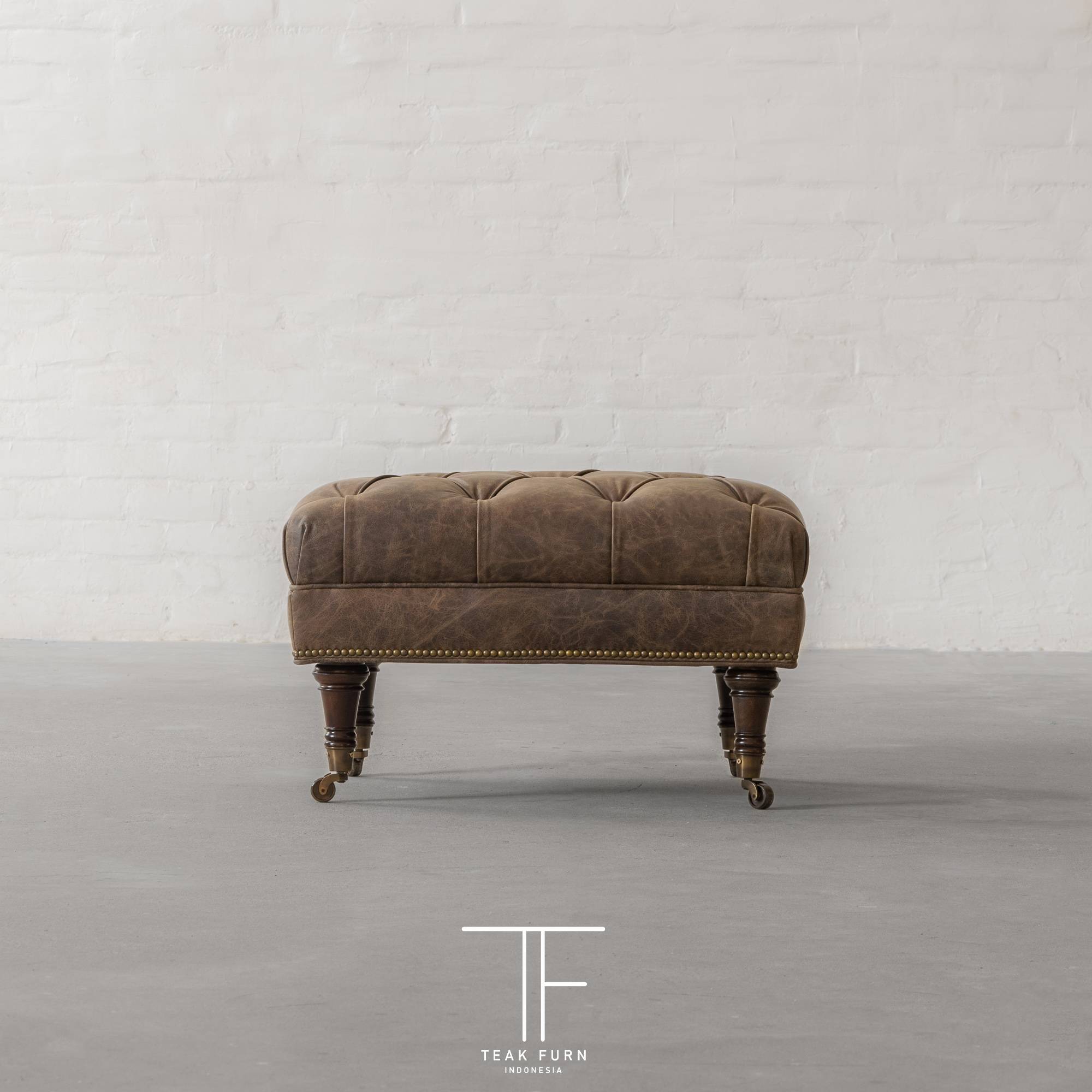 Hillingdon Leather Ottoman