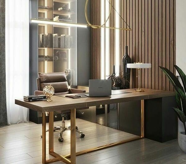 5 Ide Desain Ruang Kerja Mewah Luxury Khas Kantor yang Mempesona
