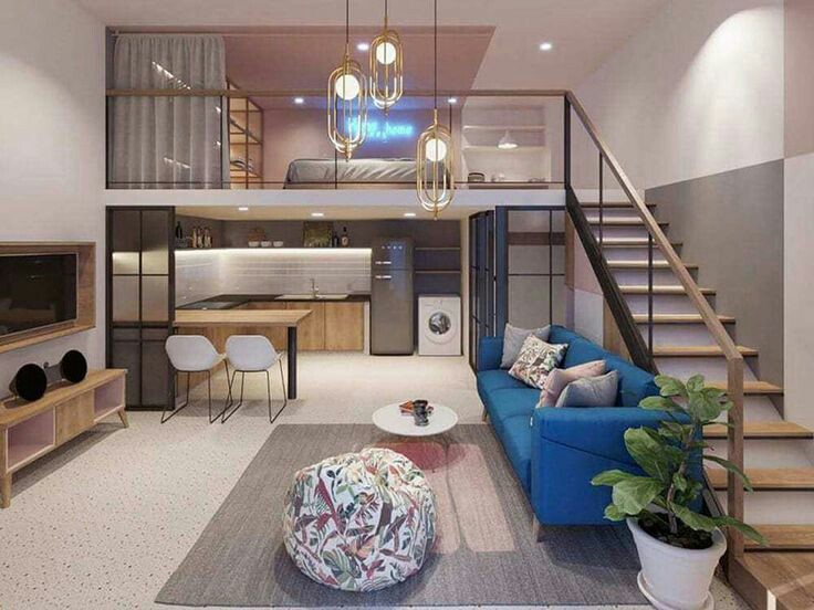 5 Ide Desain Interior Lantai 2 Mewah Bikin Suasana Menyenangkan