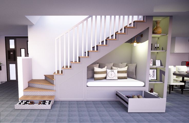 5 Desain Interior Buat Rebahan Area Bawah Tangga