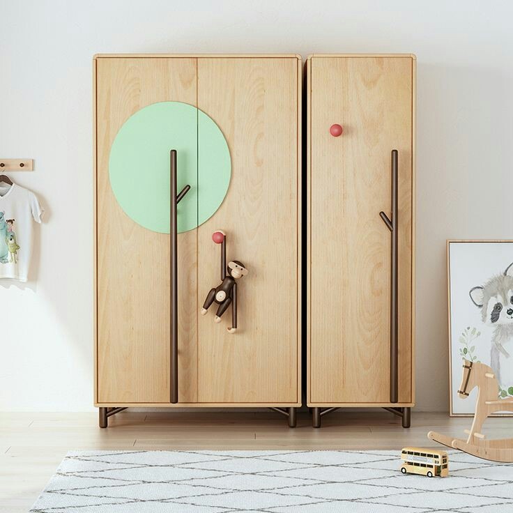 5 Desain Lemari Pakaian Kayu Model Klasik Cantik